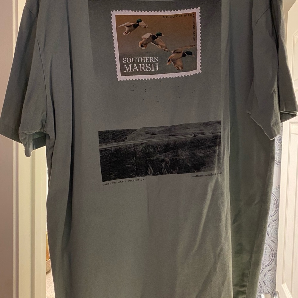 Southern Marsh Men’s Tshirt - Size XL - Green
